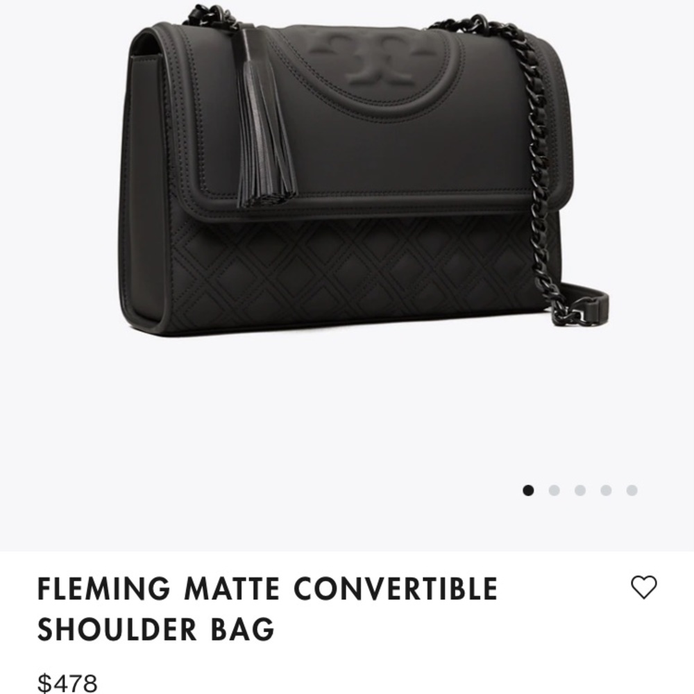 COPY - Tory Burch Fleming Black bag